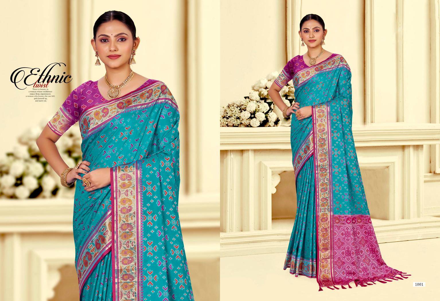 Bunawat - Rajshahi Patola-03 Latest saree designs in Pune